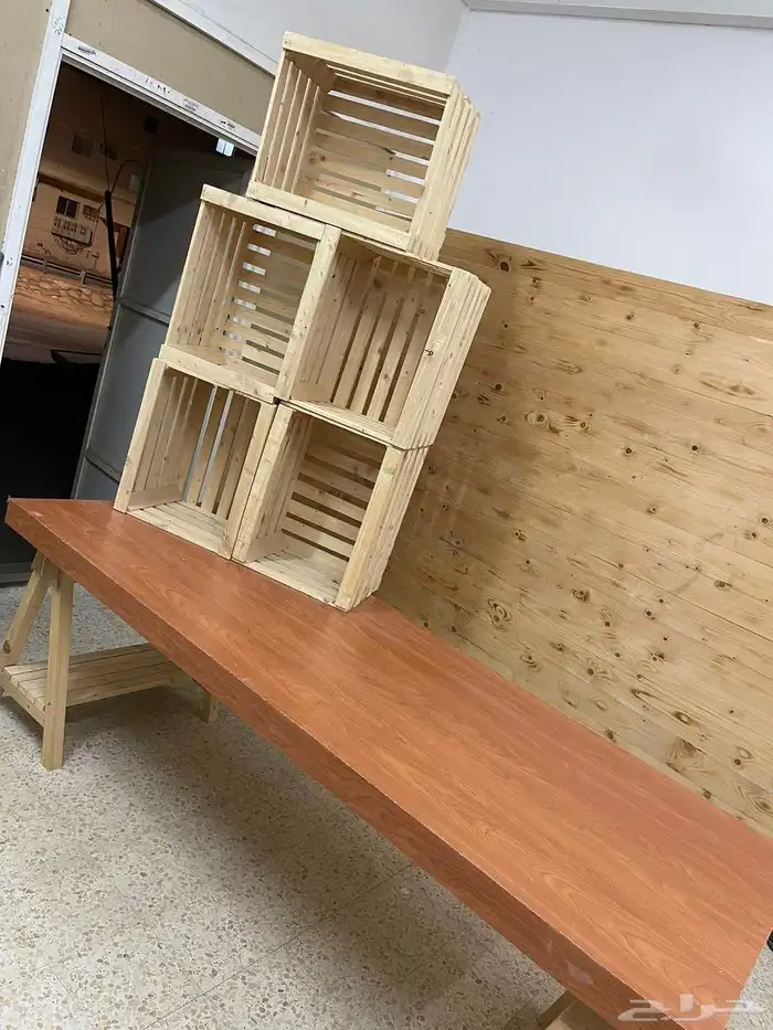 طاولة خشب واستند للبيع 2