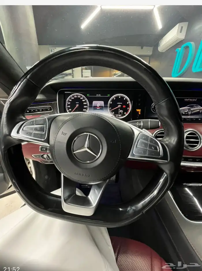 مرسيدس اس 500 كوب م 2015 بحالة ممتازة 12