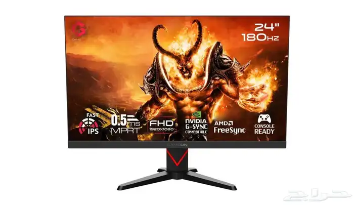 شاشه 180hz Game on 24 inc 0