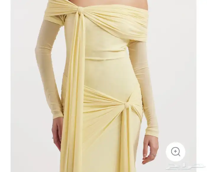 فستان اصفر جديد 1