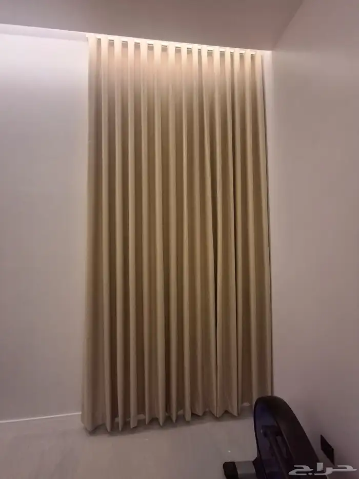 ستائر ويفي شيفون لنن وبلاك اوت عازل المتر65 6