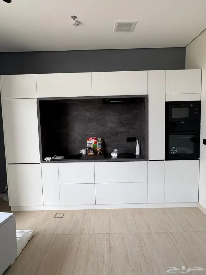 صيانة مطابخ المنيوم تغيير مفصلات ايطالي وسحابات الادراج 3