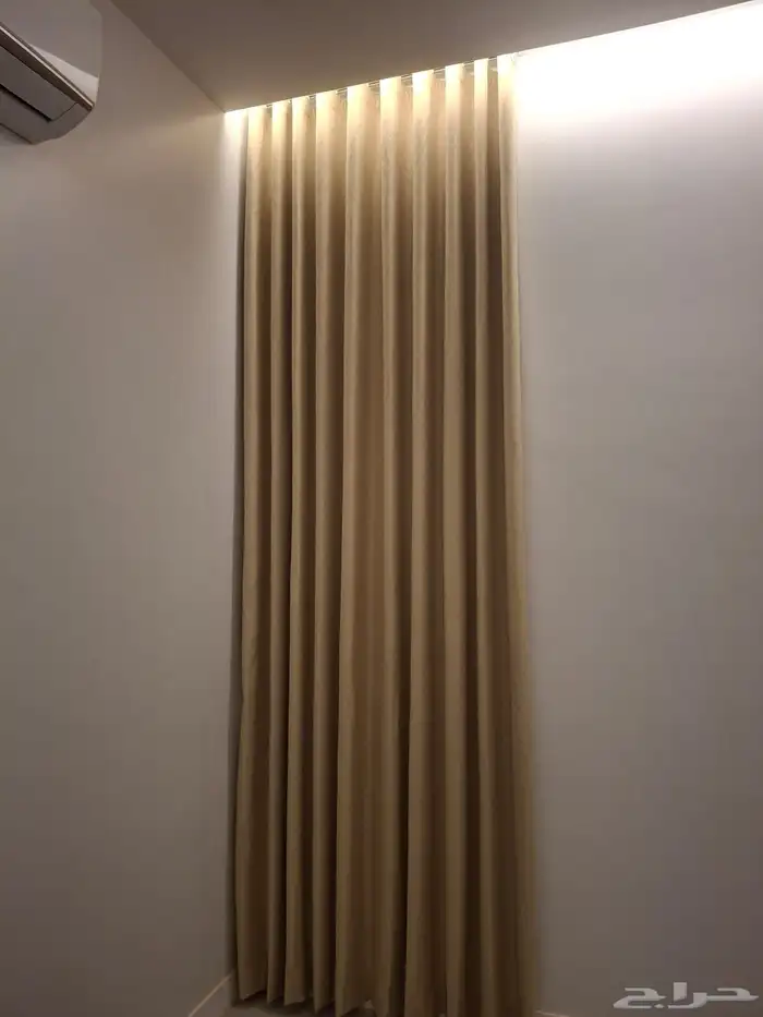 ستائر ويفي شيفون لنن وبلاك اوت عازل المتر65 7