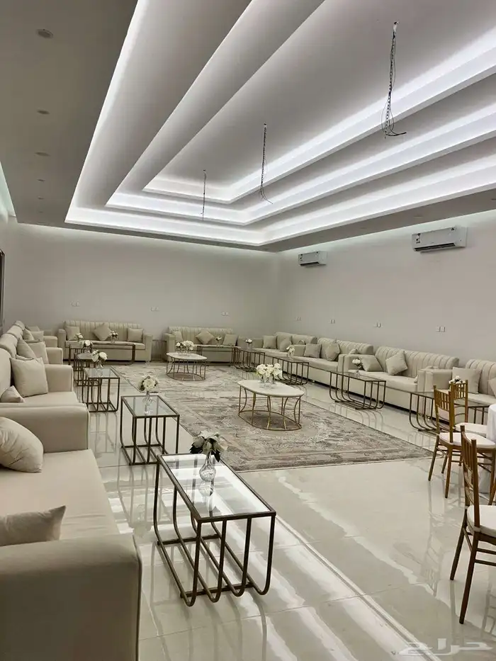 لتاجير الكنب وطاولات مكيفات صحراوية تنسيق ورود كوش حفلات كنب 8