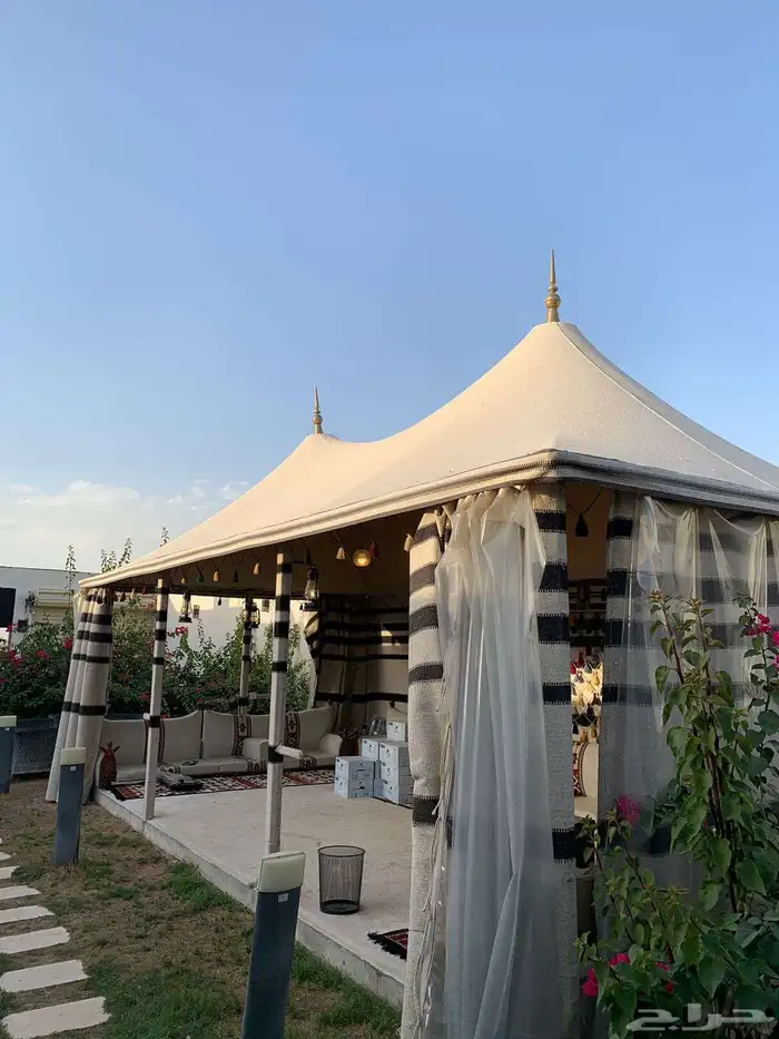 مركبين خيم تفصيل الخيام الملكي والعادي فك وتركيب الخيام تلبي 5