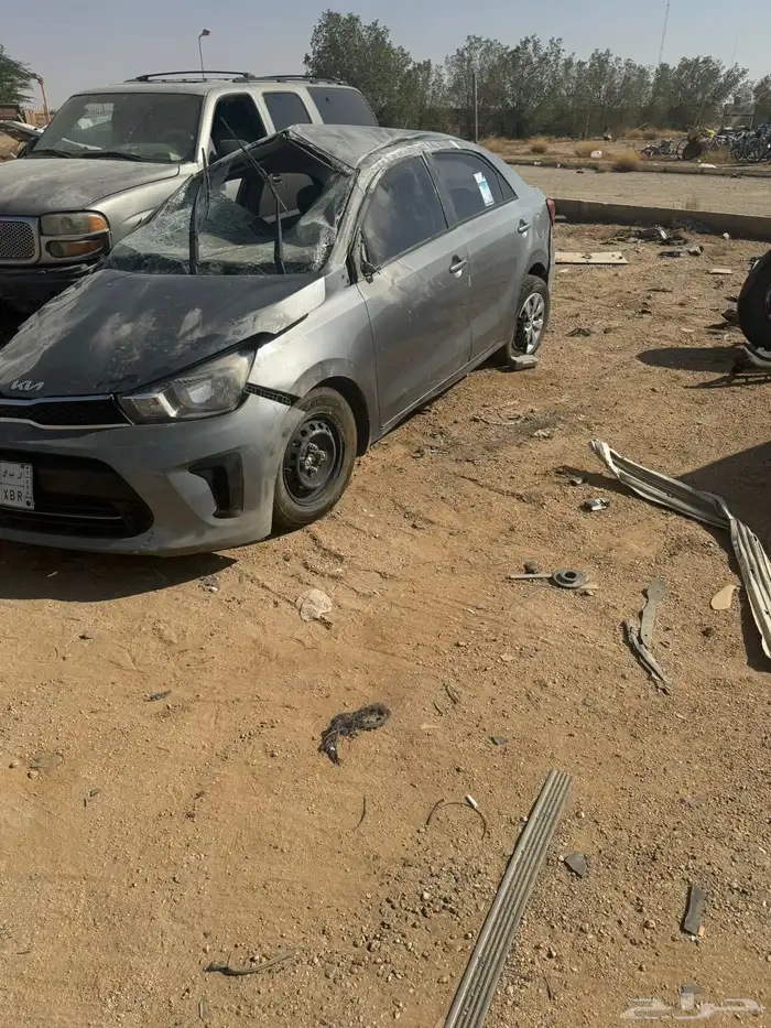 للبيع كيا موديل 22 مصدومه 0