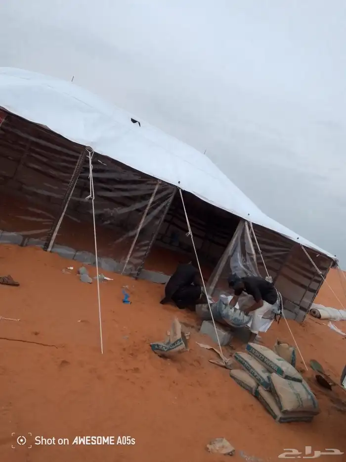 تجهيز مخيمات 16