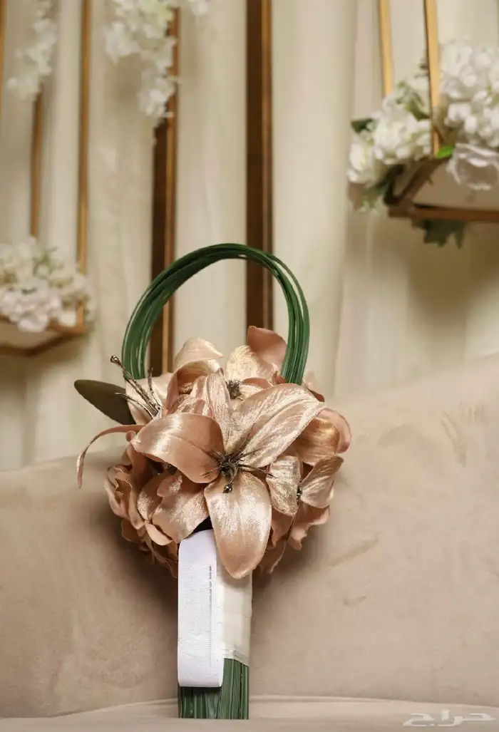 مسكه لون بيج وفستان 1