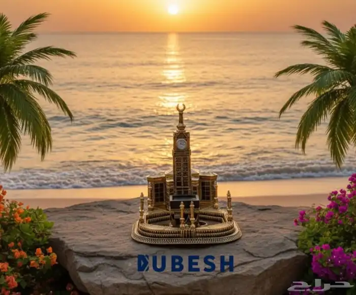 مجسم الحرم المكي مع ابراج الساعه 0