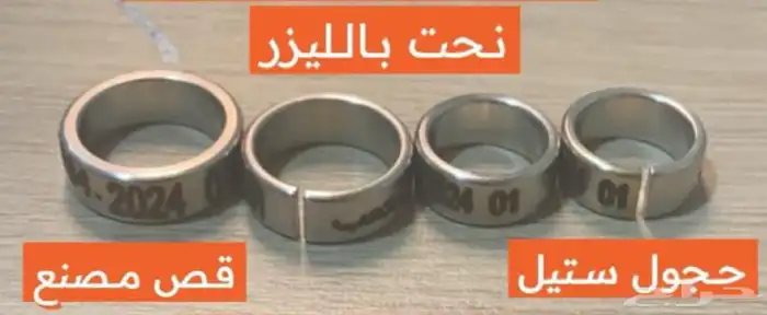 فتخات صقور فتخة نحاس دبل حجول كبس استيل 5