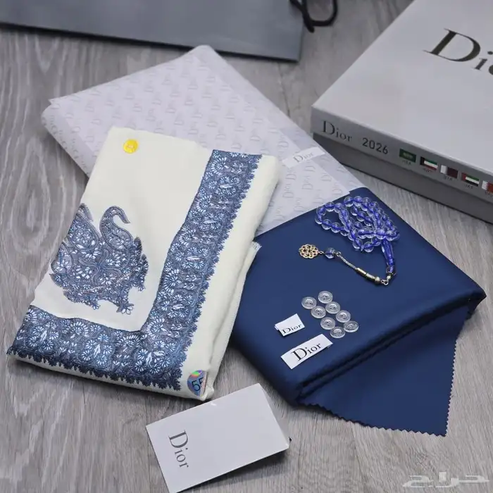 قماش ديور شتوي رجالي وشال كشميري الجديد الأصلي 9