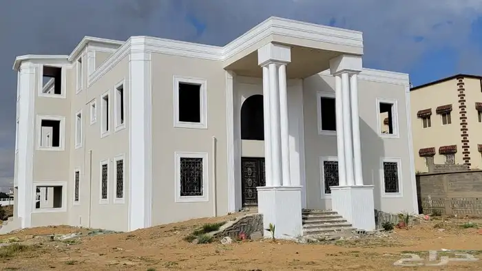 لياسه ملونه خارجيه بديل الحجر مع نقشات وديكورات 1