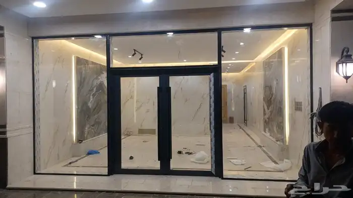أعمال المنيوم شبابيك وأبواب ووجهات زجاجيه 7