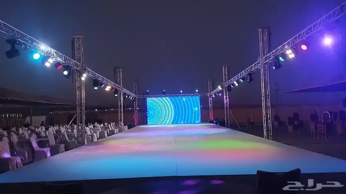 شاشات عملاقة. تراسات مسارح إضاءات اسعار مرضيه للجميع 96