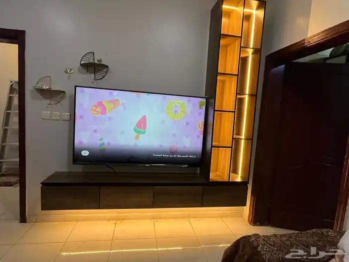 دولاب راف جداري تفصيل و غرف النوم على حسب الطلب 1