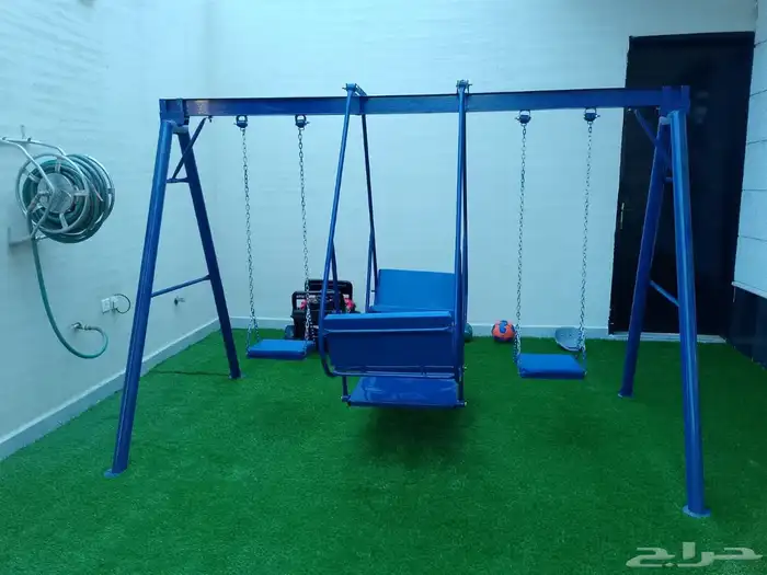 مراجيح حديد وطني - طقم مراجيح حديدية وزحاليق بعدة اشكال 1