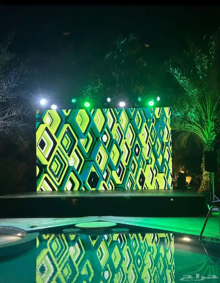 شاشات عملاقة. تراسات مسارح إضاءات اسعار مرضيه للجميع 31