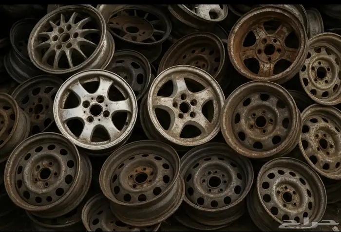 نشتري جنوط ألمنيوم السيارات بالكيلو 0