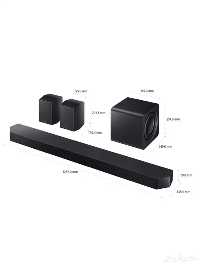 نظام صوتي Samsung Soundbar Q990F 1