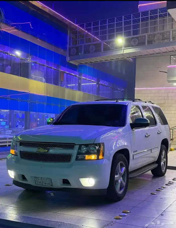 تاهو LTZ وارد امريكا ابيض شرط وكاله 8