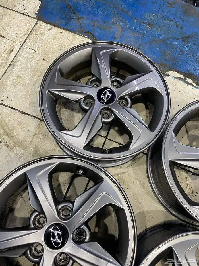 طقم جنوط النترا ديزل مقاس 15 اصليه وكاله 5