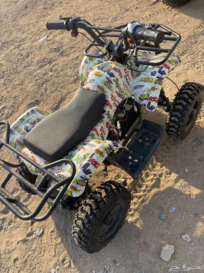 للبيع دباب 4 كفرات كهربائي 1