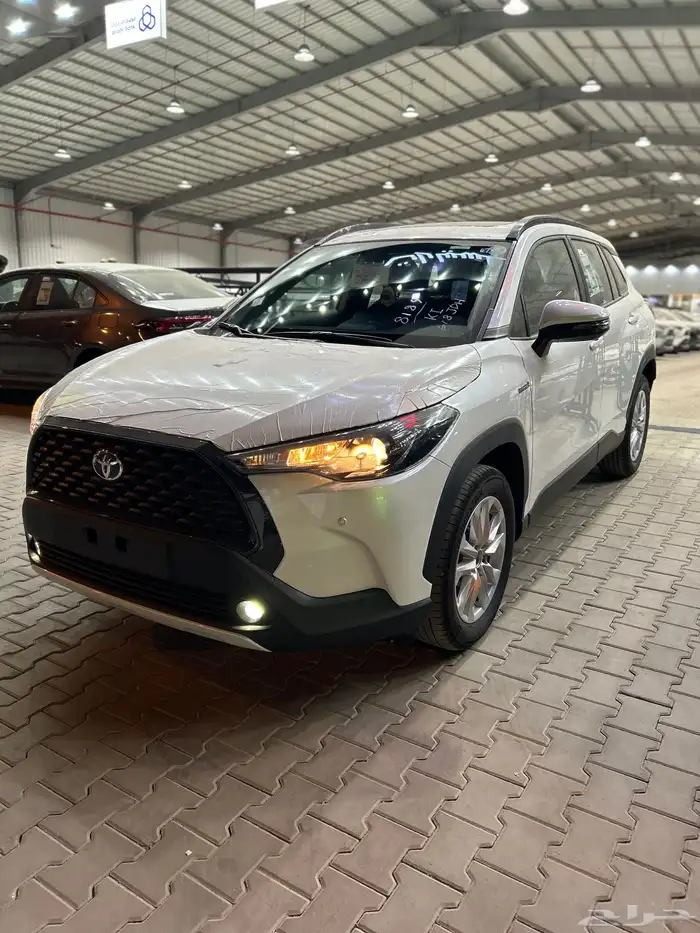 تويوتا كورولا كروس نص فل فتحه 2024هايبرد 98900 شامل الضريبة 1