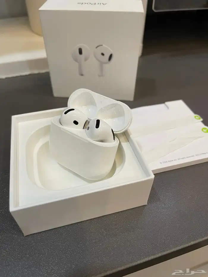 سماعة ابل ايربود آخر إصدار الرابع 4 بحالة الجديده الأصلي 0