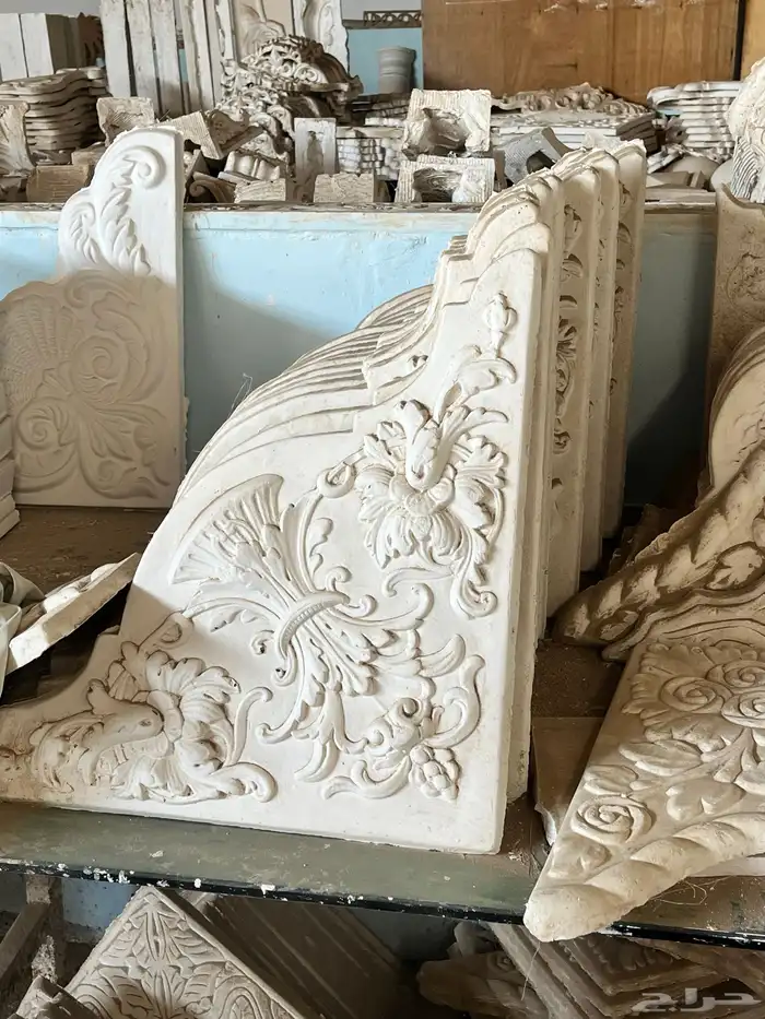 فرصة ذهبية للبيع مصنع ديكورات جبس 1000قطعه ب 4000 ريال فقط 50