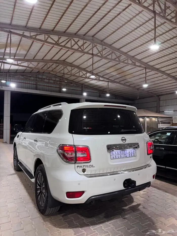 نيسان باترول 2019 6 سلندر ثلاجه فل كامل شرط الفحص 0