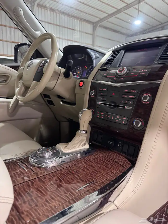 نيسان باترول 2019 6 سلندر ثلاجه فل كامل شرط الفحص 44