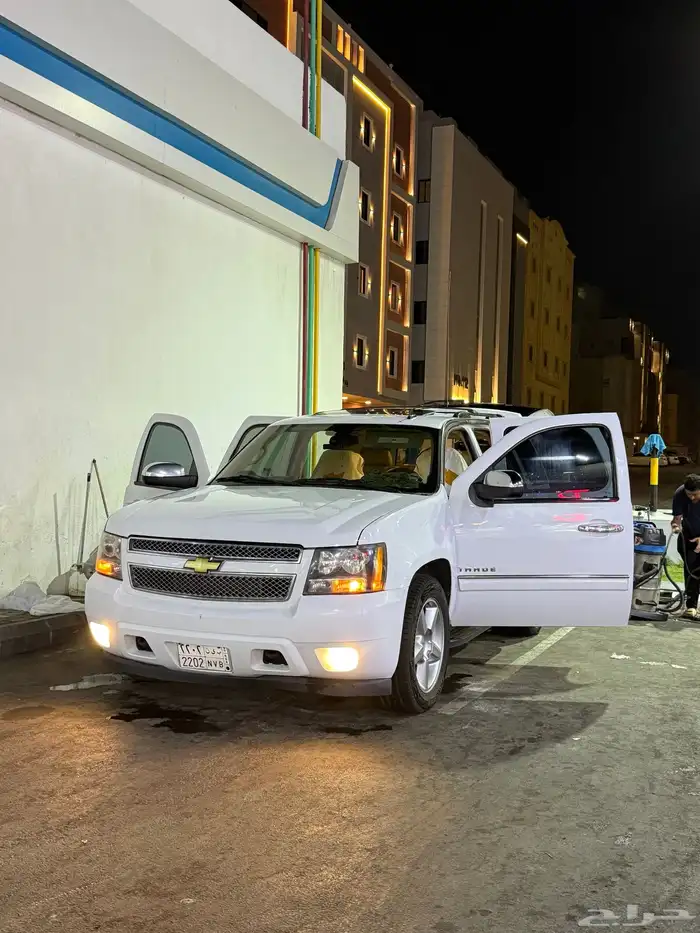تاهو LTZ وارد امريكا ابيض شرط وكاله 3