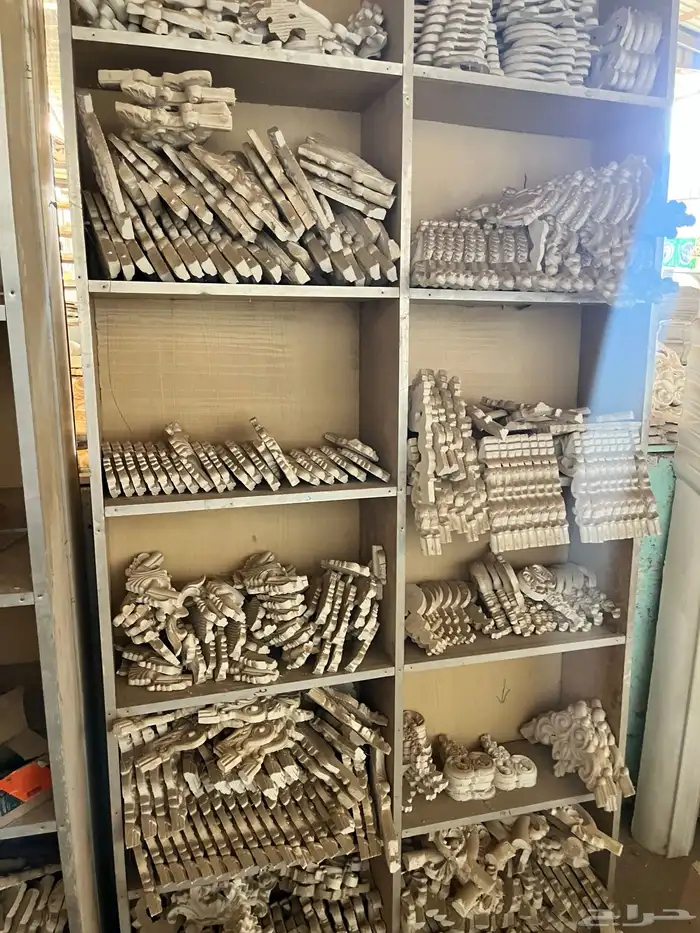 فرصة ذهبية للبيع مصنع ديكورات جبس 1000قطعه ب 4000 ريال فقط 36