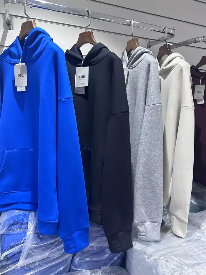 هودي بلوفر اوفر سايز كاب   دبل كاب ساده.. ايزل EASEL 5