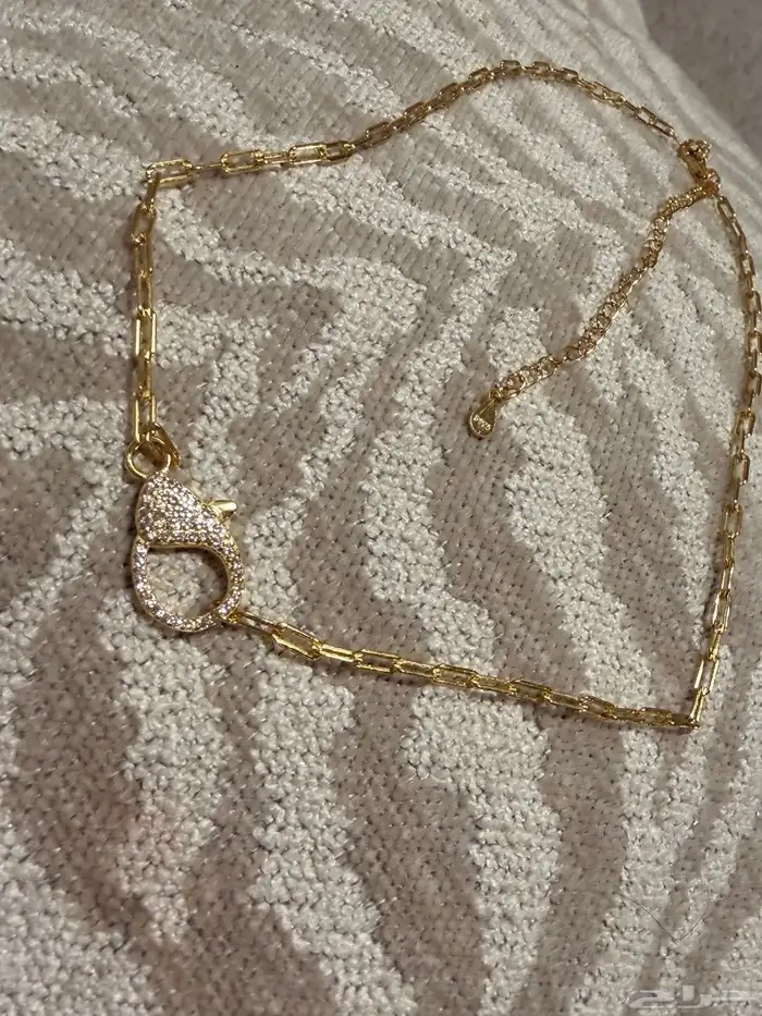سلسال فضه مطلي ذهب 1
