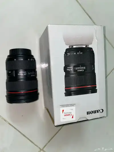 عدسة كانون Canon 70-24 نظيفة بكرتونها index