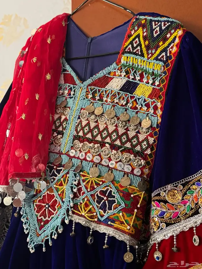 فستان افغاني لسه جديده 2