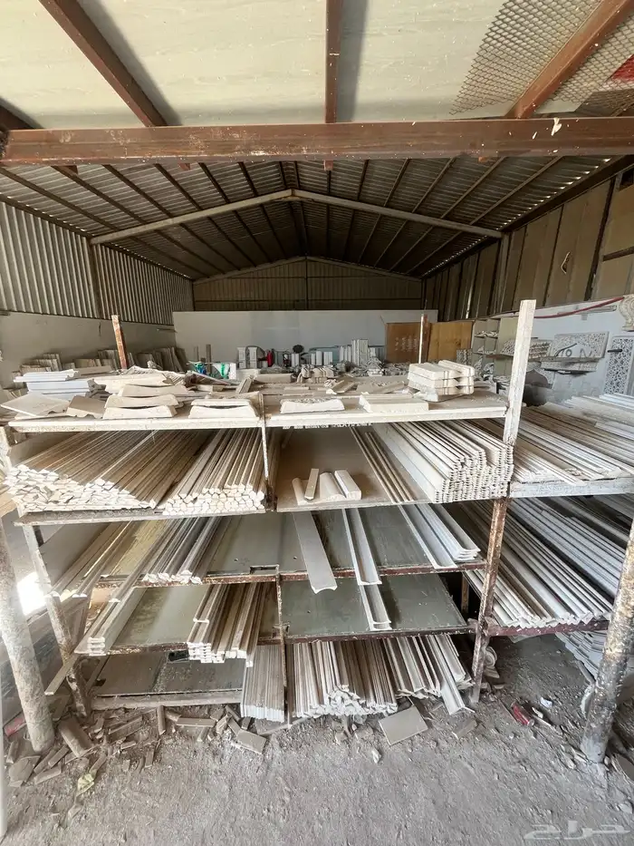 فرصة ذهبية للبيع مصنع ديكورات جبس 1000قطعه ب 4000 ريال فقط 64