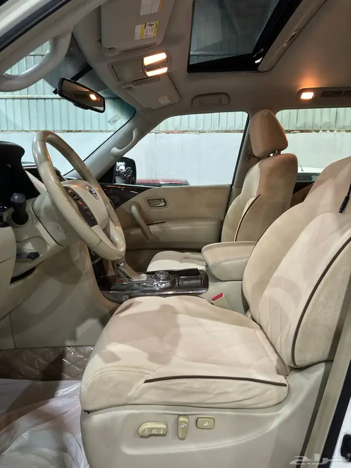 نيسان باترول 2015 دبل شنطه كهرباء فتحه سقف SE 7