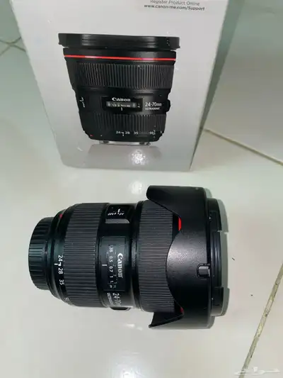 عدسة كانون Canon 70-24 نظيفة بكرتونها index