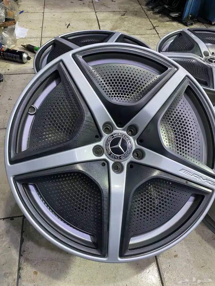 طقم جنوط مرسيدس مقاس 20 أصلي وكالة اخو الجديد 4