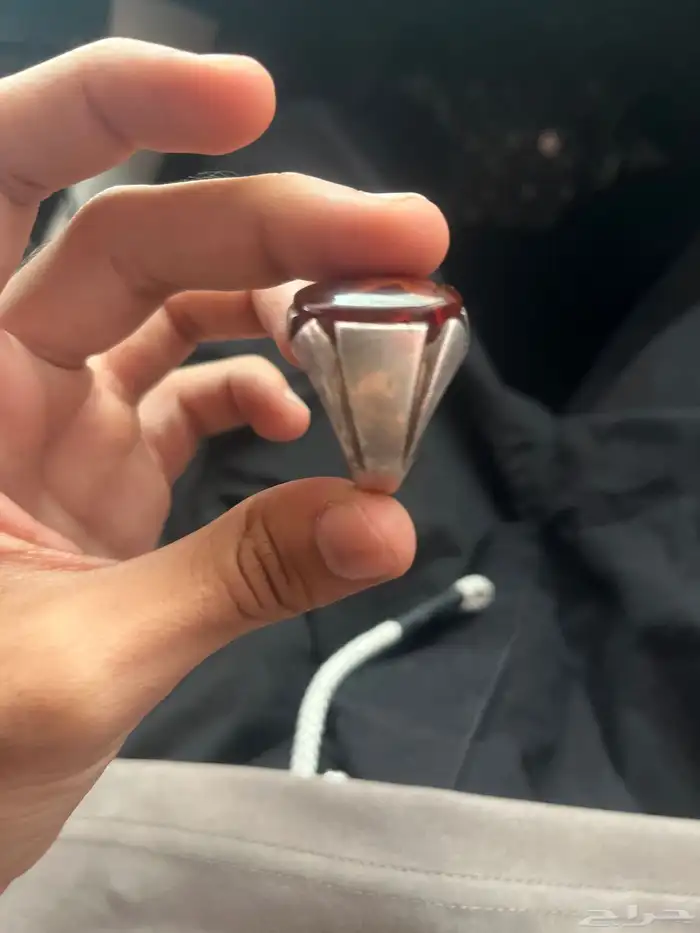 خاتم عقيق يماني كبدي 2