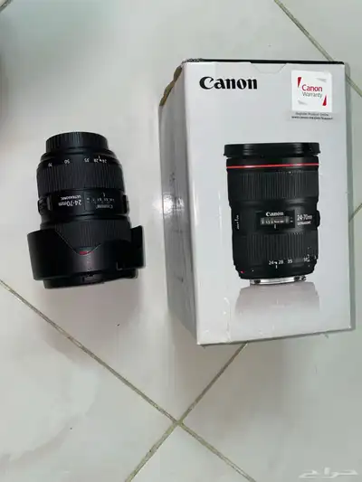 عدسة كانون Canon 70-24 نظيفة بكرتونها index