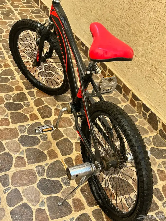 سيكل كوبرا الون اسود عليه خطوط حمرا 3