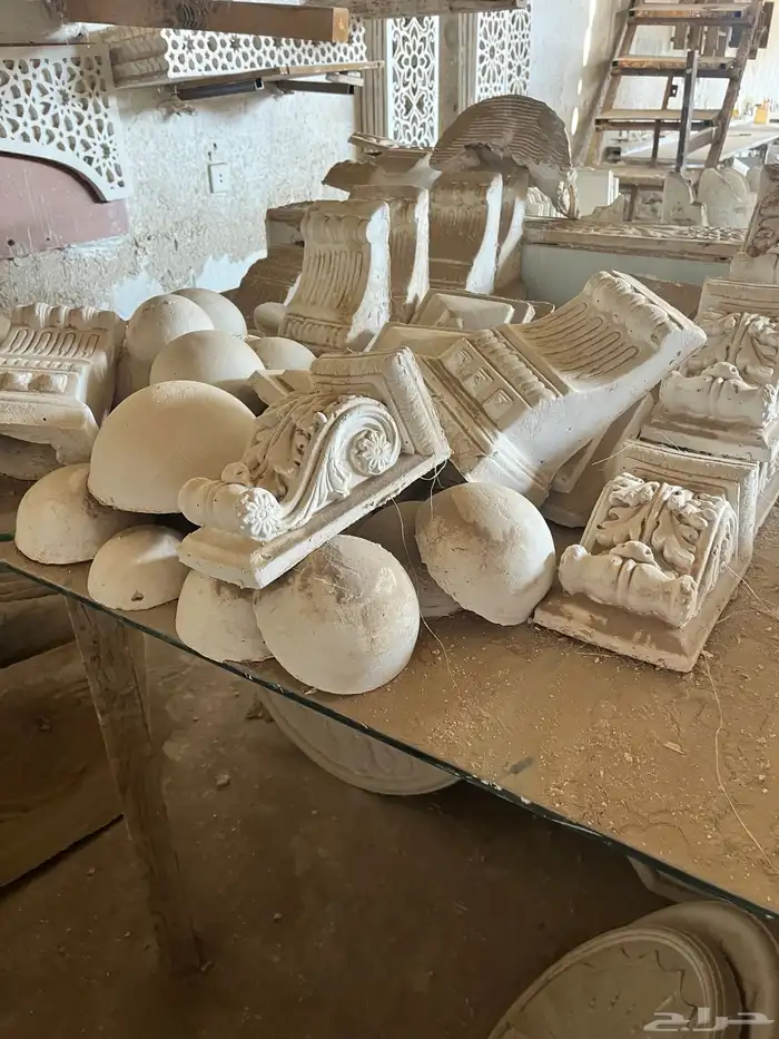 فرصة ذهبية للبيع مصنع ديكورات جبس 1000قطعه ب 4000 ريال فقط 28