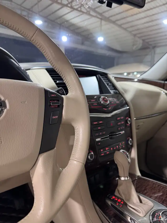 نيسان باترول 2019 6 سلندر ثلاجه فل كامل شرط الفحص 24