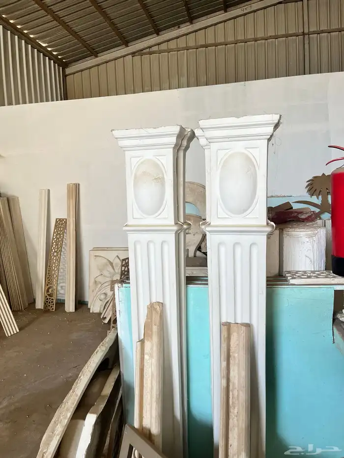 فرصة ذهبية للبيع مصنع ديكورات جبس 1000قطعه ب 4000 ريال فقط 30