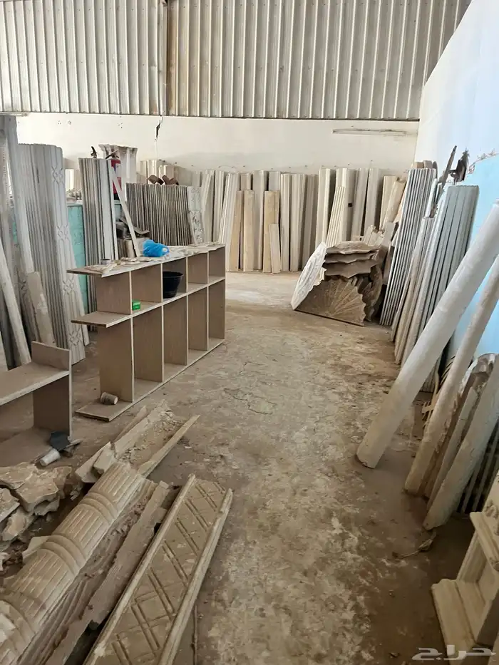 فرصة ذهبية للبيع مصنع ديكورات جبس 1000قطعه ب 4000 ريال فقط 42