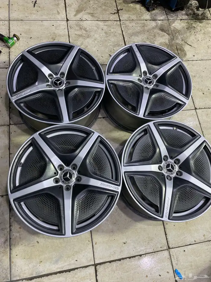 طقم جنوط مرسيدس مقاس 20 أصلي وكالة اخو الجديد 6