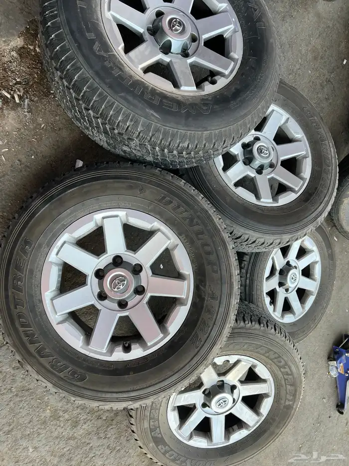 جنوط إف جي مع كفرات دلوب  مقاس 265.70.17 تاريخ 2024 0